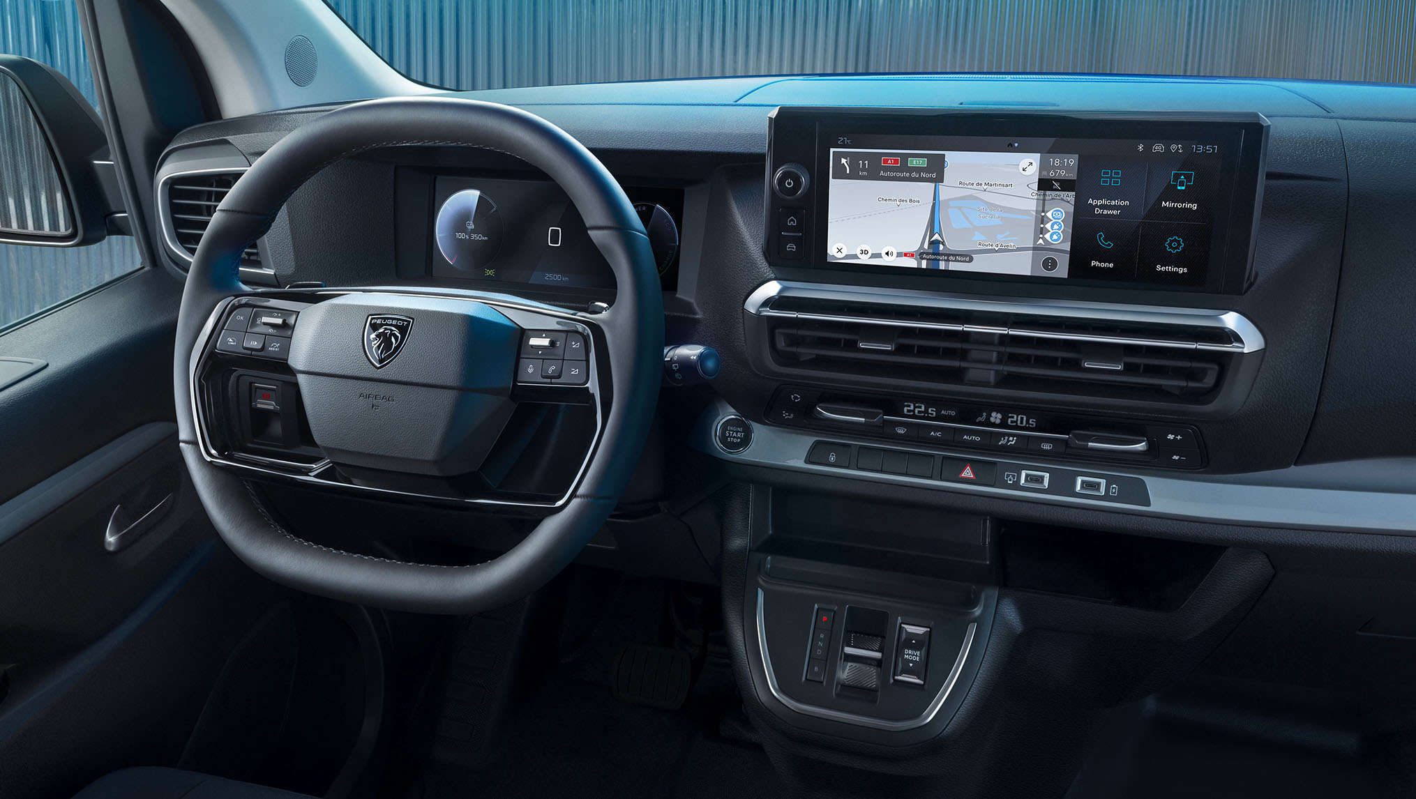 Peugeot Expert, місце водія